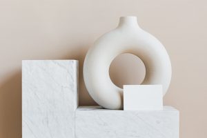 The picture of a ceramic vase